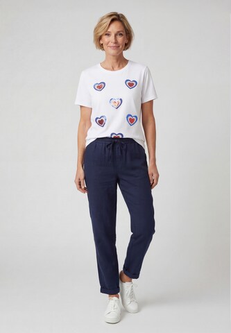 T-shirt usha BLUE LABEL en blanc
