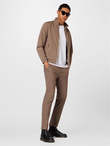 JACK & JONES Slimfit Chinosy 'MARCO DAVE' w kolorze brązowy