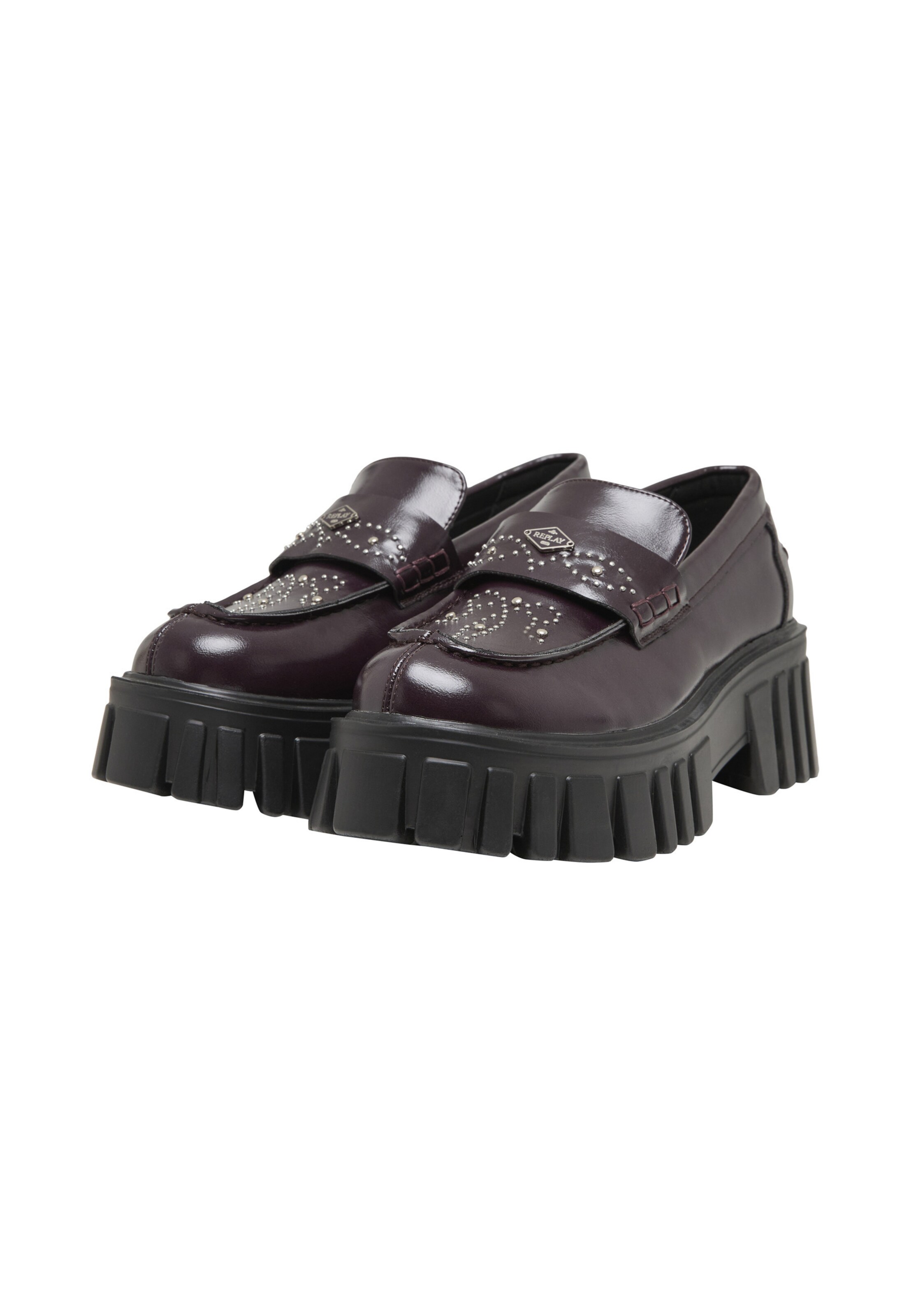 REPLAY - Sapato Slip-on 'Judy' em vermelho