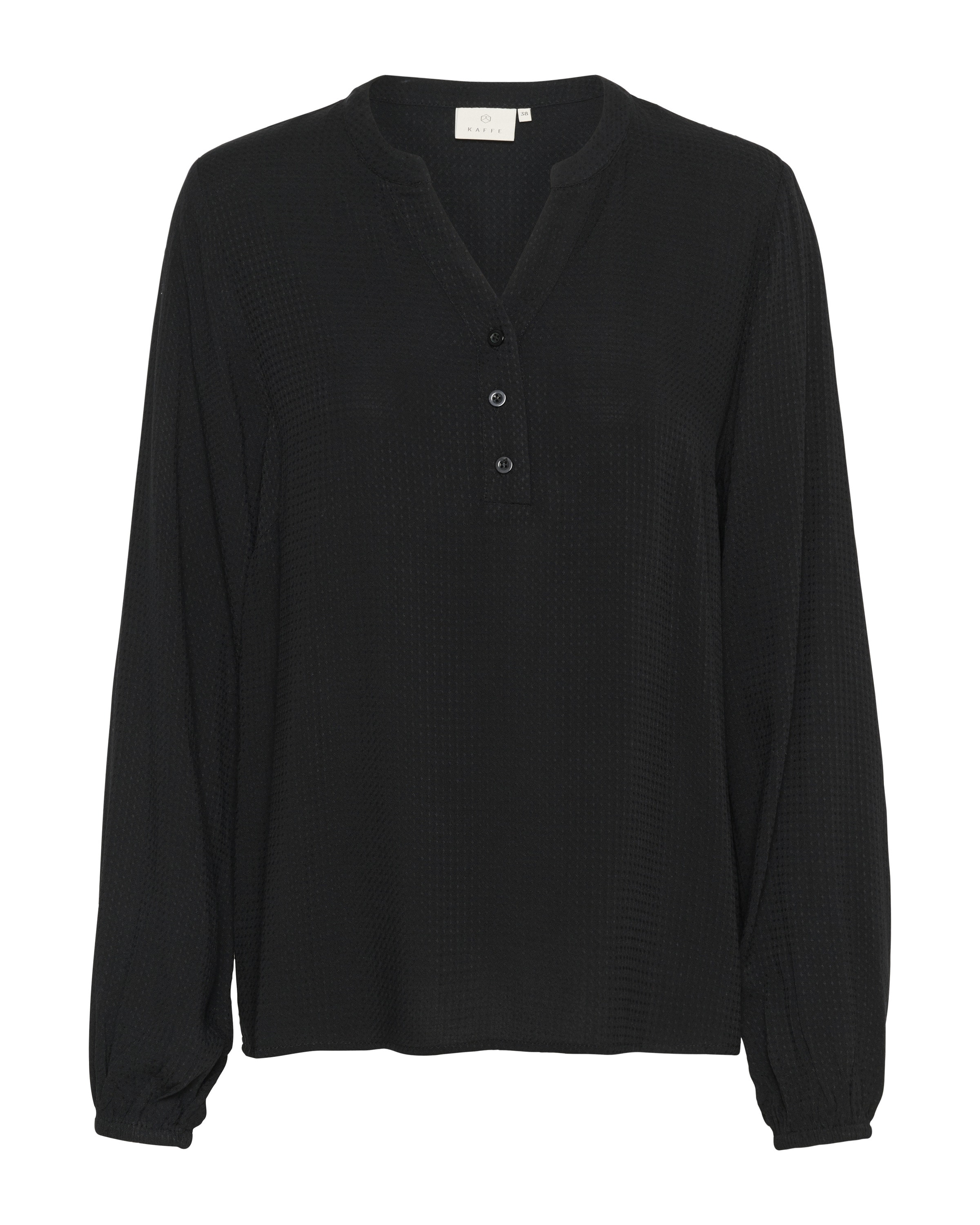 Kaffe Bluse 'KA Mathilde' in Schwarz: Vorderseite