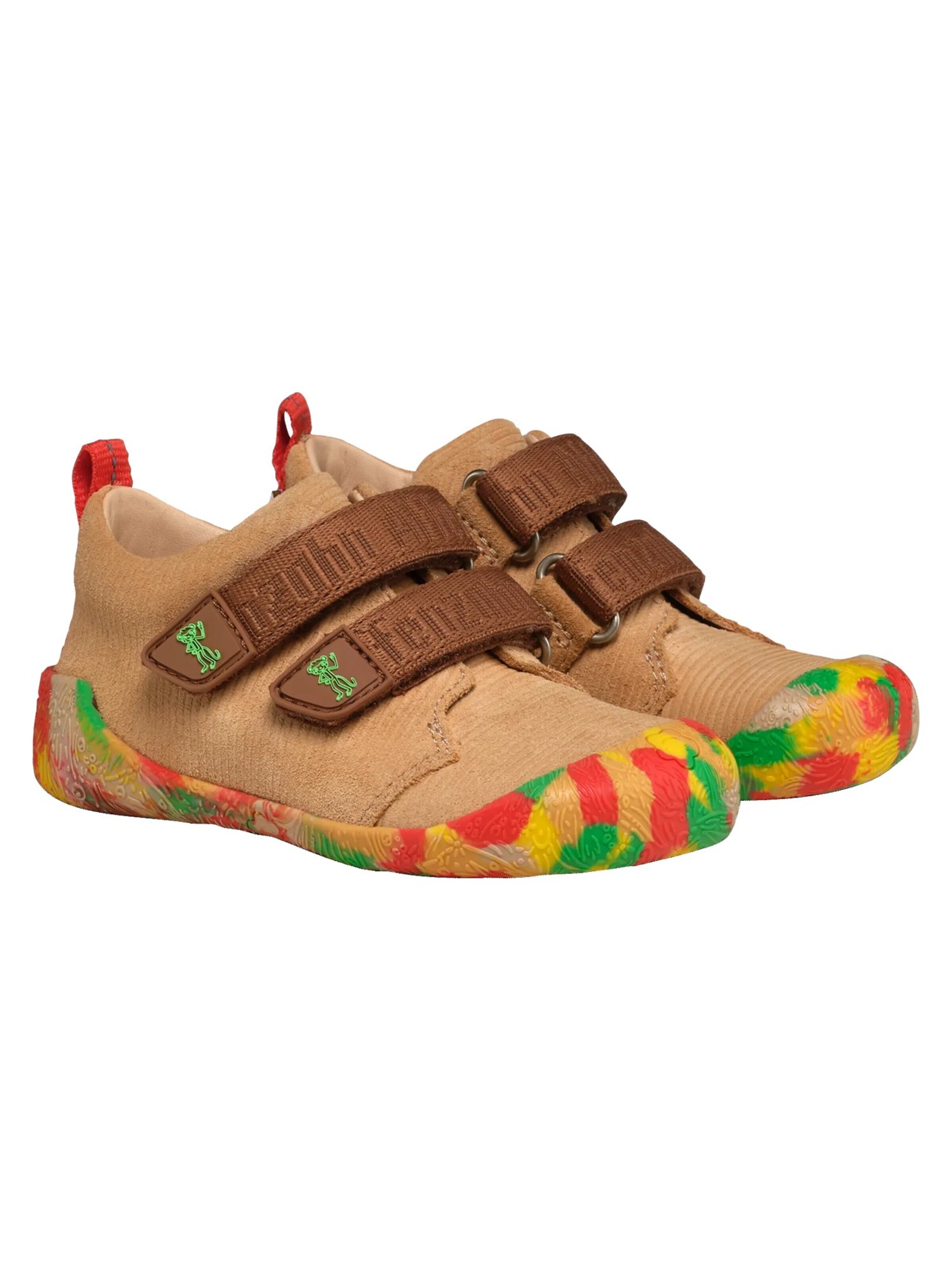 Affenzahn First-Step Shoes 'Lauflernschuh Leder Walky' in Beige