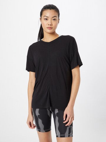 ADIDAS PERFORMANCE Functioneel shirt 'Studio' in Zwart: voorkant