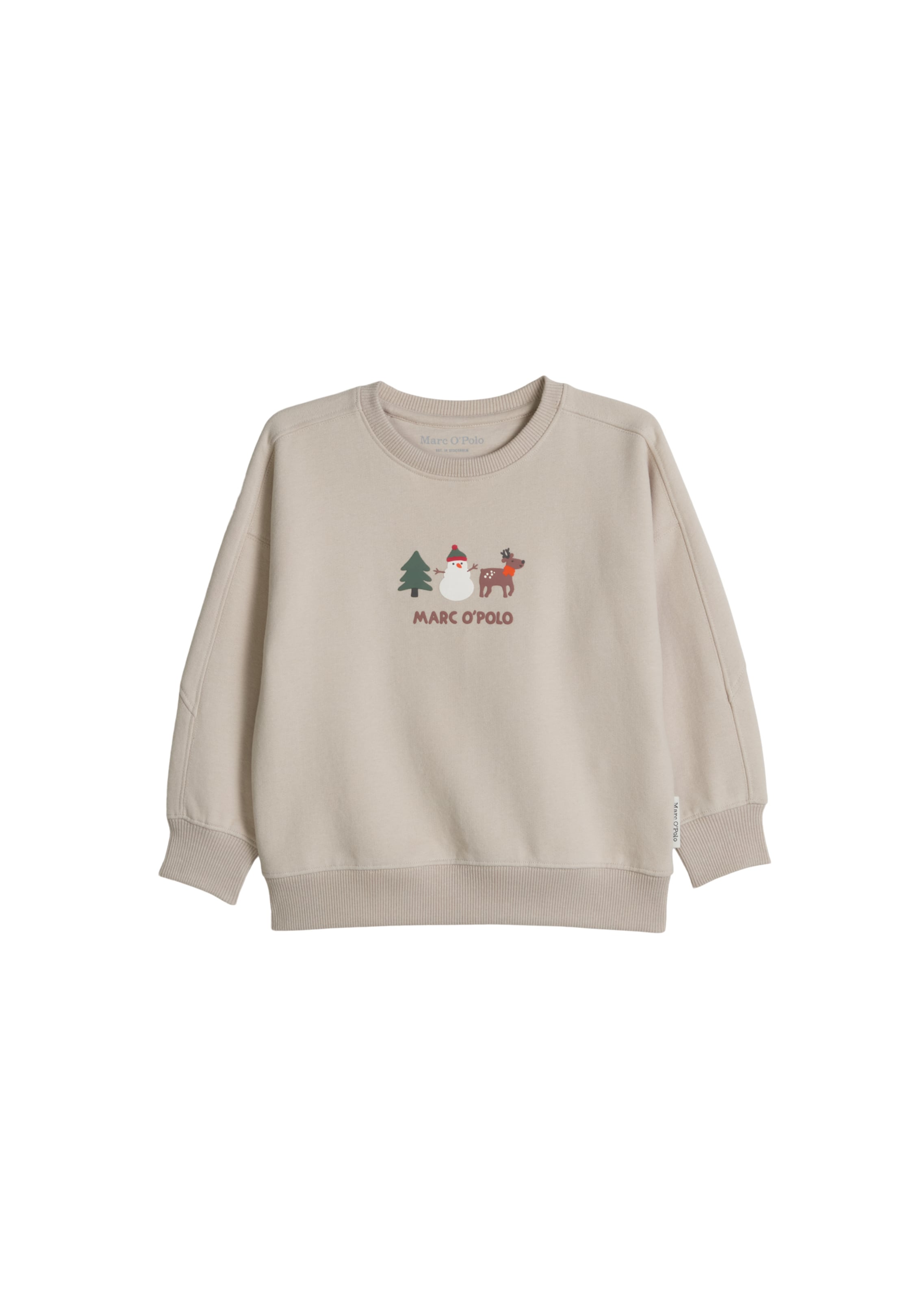 Marc O'Polo Sweatshirt in Beige: voorkant
