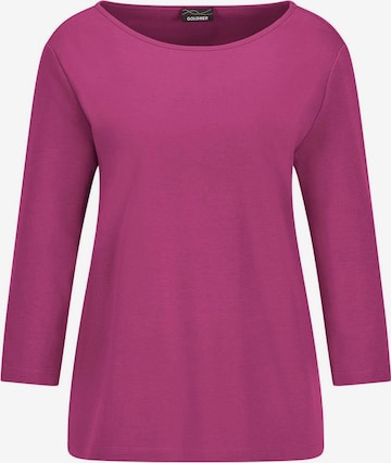 Goldner Shirt in Lila: voorkant