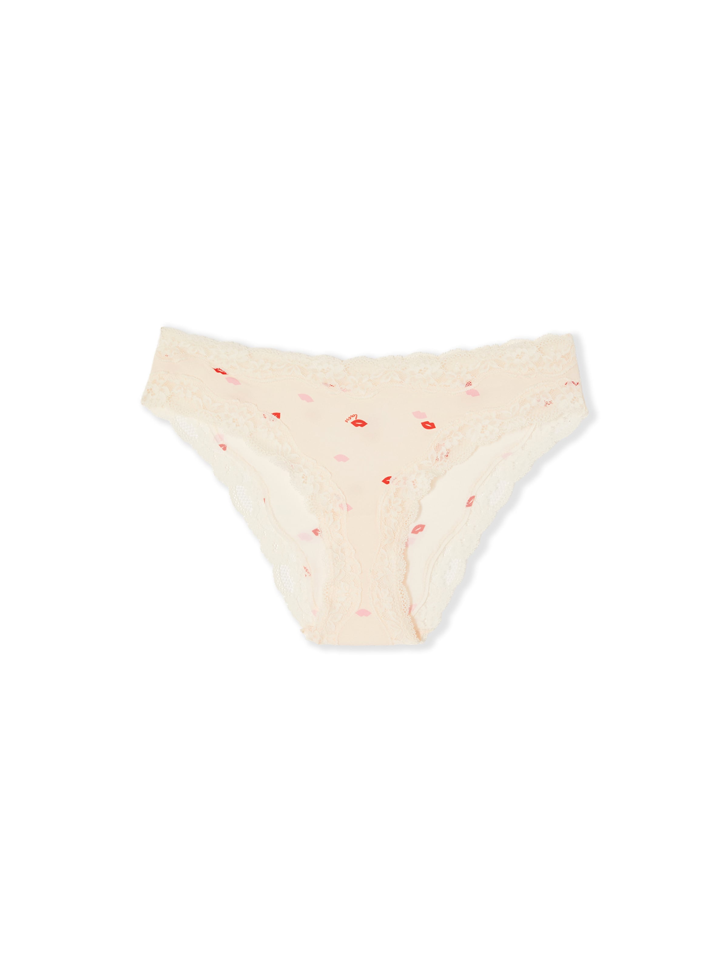 ETAM Panty 'Pure Soft Lace ' in Pink: front