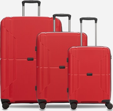 Redolz Suitcase Set 'Essentials 06' in Red: front