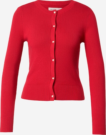 Cardigan HOLLISTER en rouge : devant
