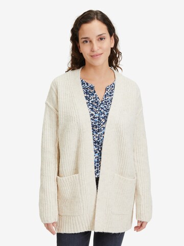 Betty & Co Knit Cardigan in Beige: front