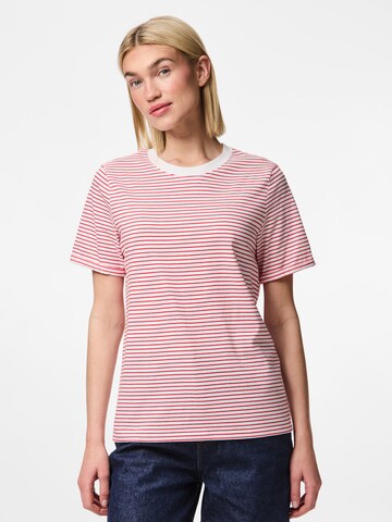 T-shirt 'PCRia' PIECES en rouge : devant