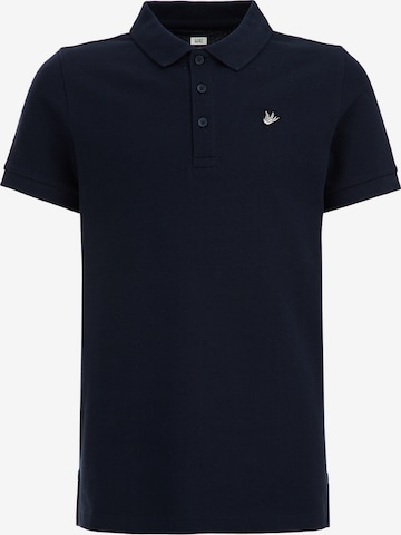 WE Fashion Poloshirt in Blau: predná strana