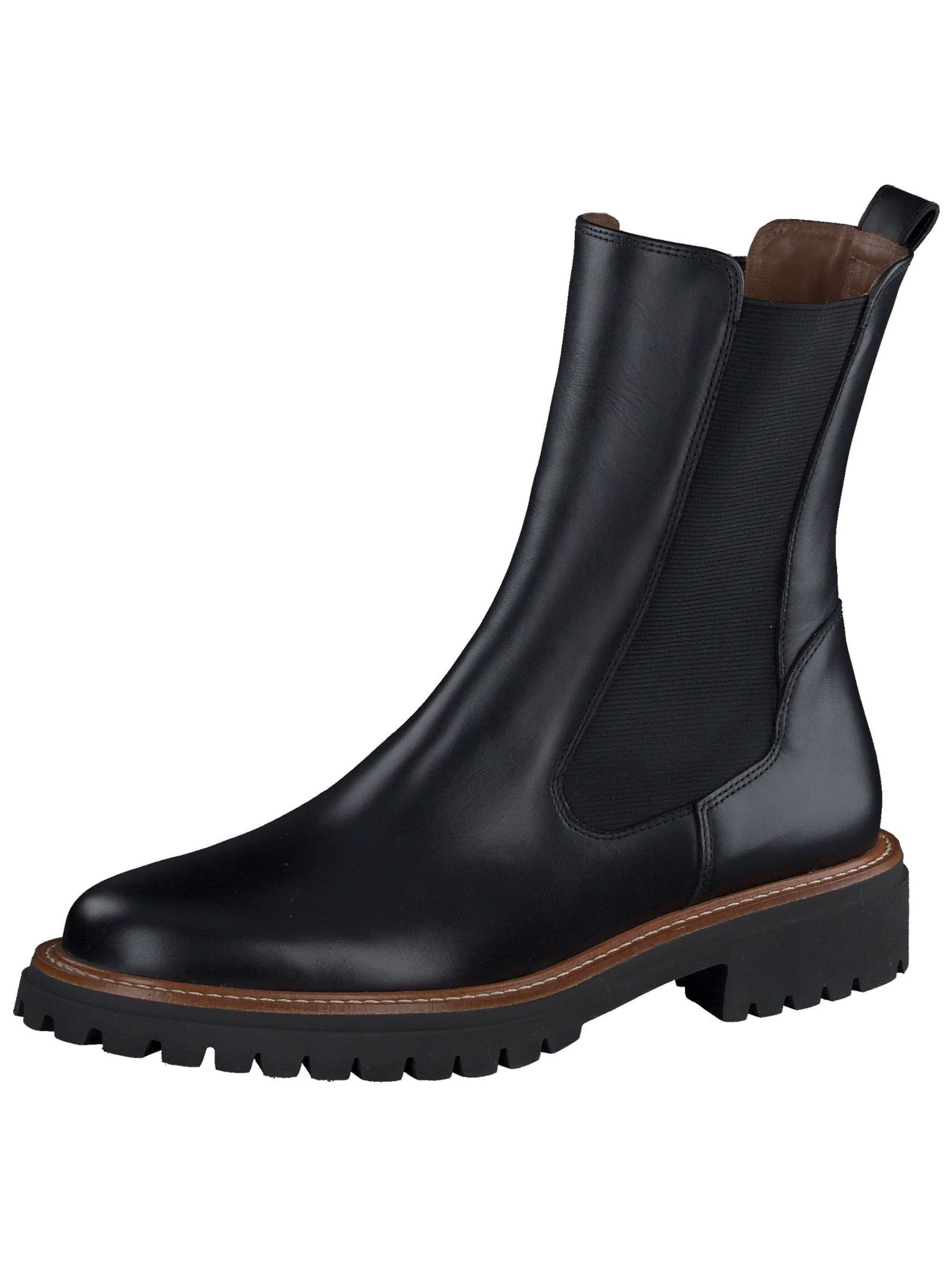 Paul Green Chelsea boots i svart: framsida