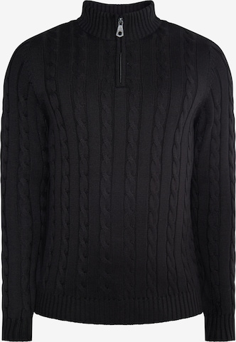 Pull-over DreiMaster Vintage en noir : devant