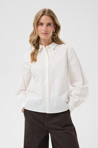 Cream Bluse 'CRKit' i hvid: forside