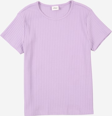 s.Oliver Футболка в Лиловый: спереди