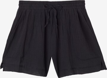 CALZEDONIA Regular Board Shorts in Black: front