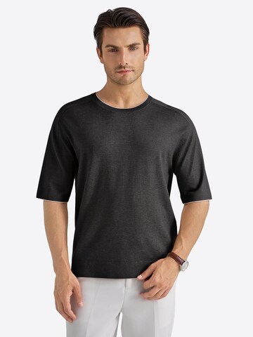 Vantory - Camiseta en negro: frente