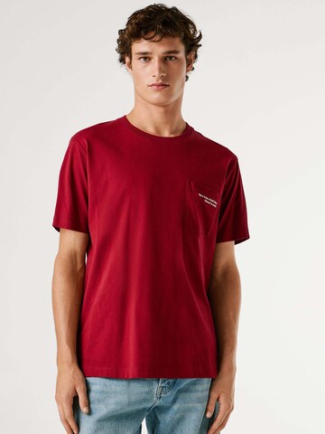 Maglietta 'SOMER' di Pepe Jeans in rosso: frontale