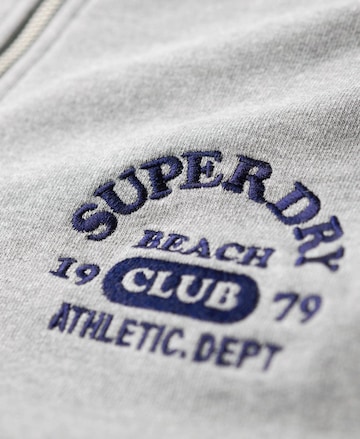 Sweat-shirt 'Athletic Essentials' Superdry en gris