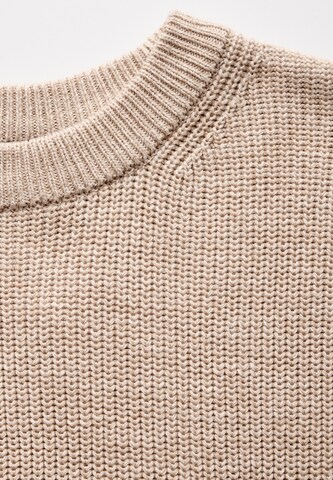 CECIL Mouliné Pullover in Beige