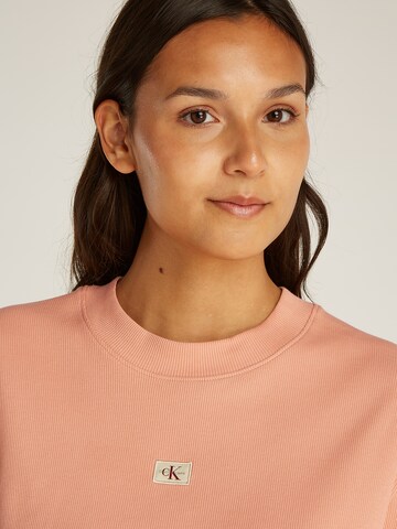 Calvin Klein Jeans Koszulka w kolorze pomarańczowy