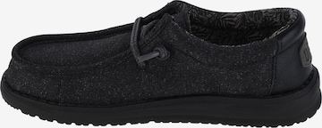 HEY DUDE Flats 'Hey Dude Wally' in Black: front