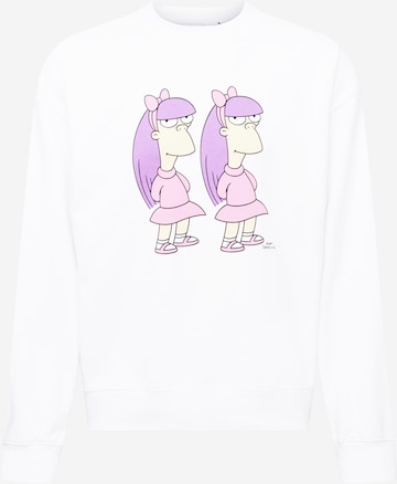 LEVI'SSweater majica 'XSIMPSONS' - bijela boja: prednji dio