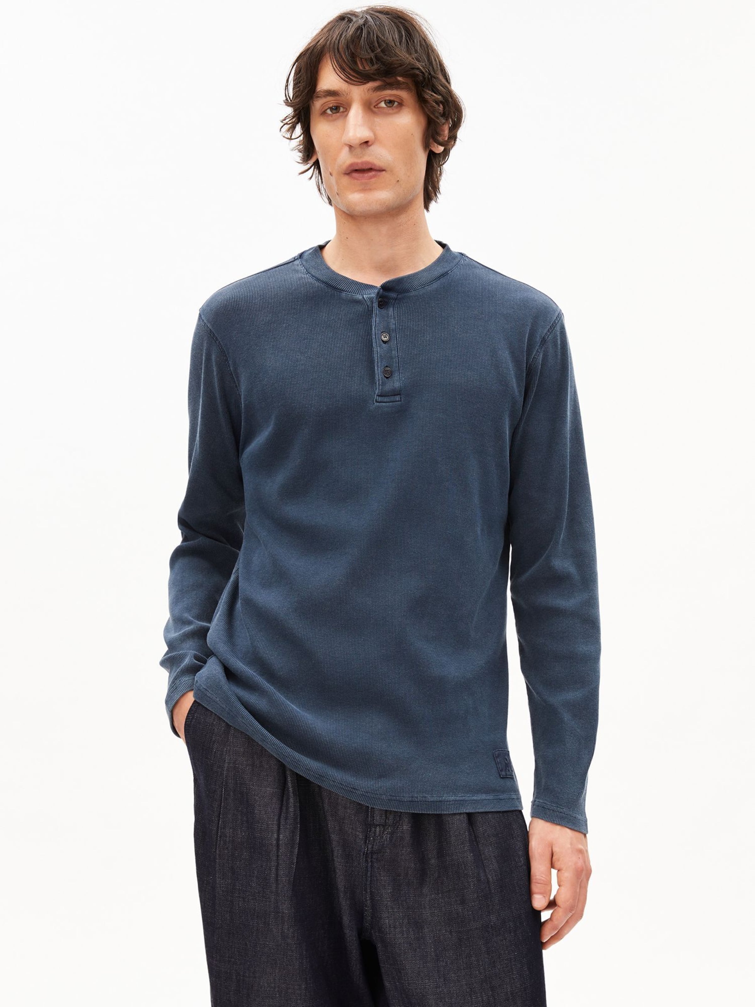 ARMEDANGELS Shirt in Blue: front