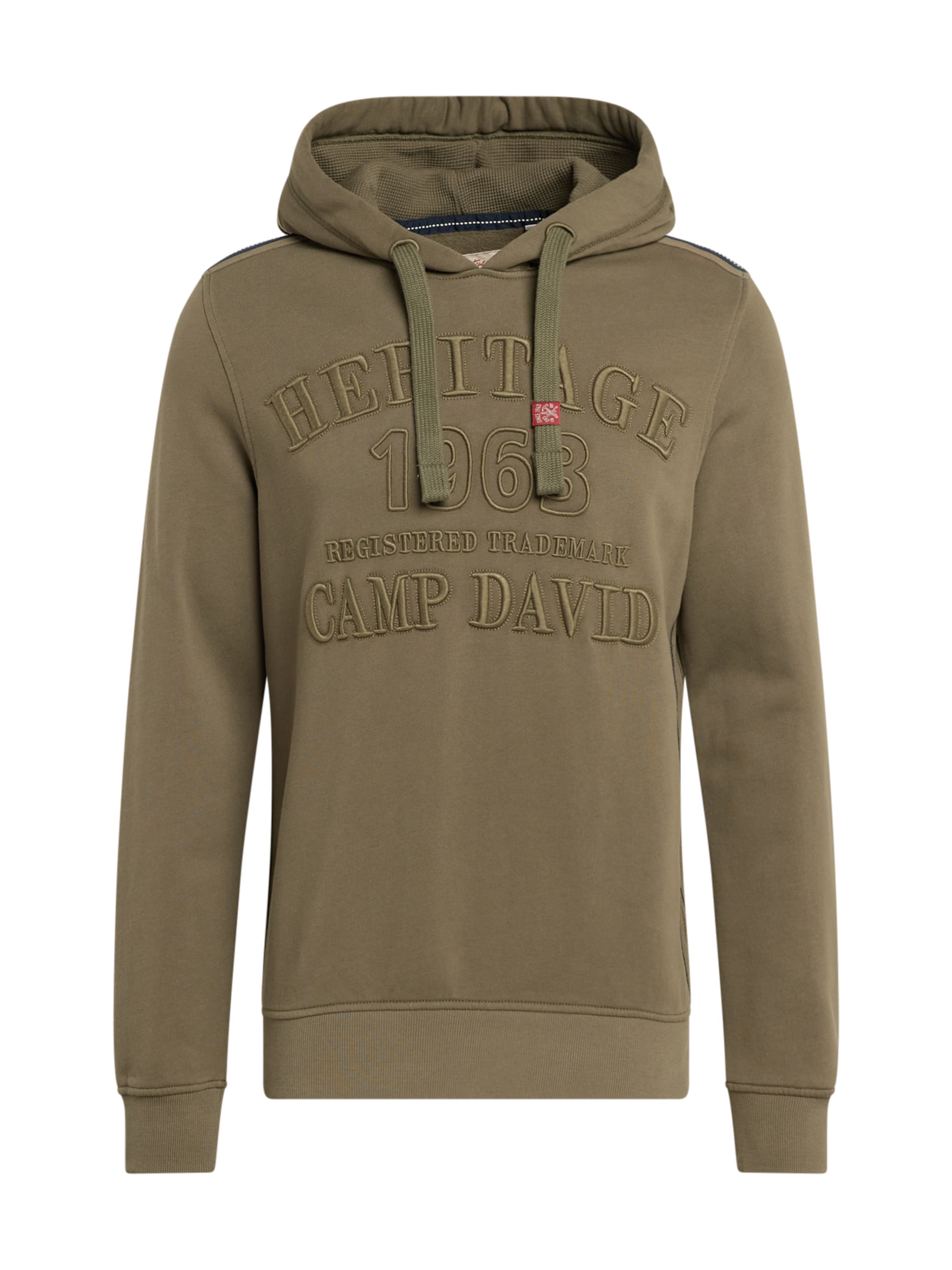 CAMP DAVID Sweatshirt 'The Craftsmen' i grøn: forside