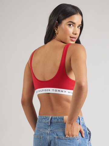 Tommy Hilfiger Underwear Bralette Bra 'Heritage' in Red