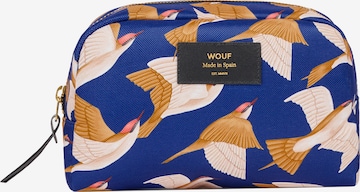 Wouf Toiletry Bag in Blue: front