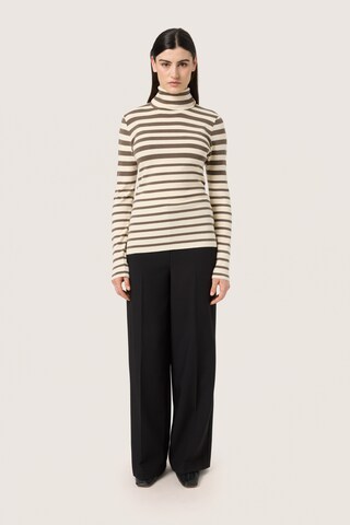 Pull-over 'Spina' SOAKED IN LUXURY en marron