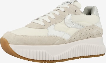 Baskets basses 'LANA FRESH' Voile blanche en gris : devant