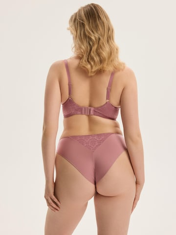 ESOTIQ - Panti 'Slip Charm, glatte Microfaser, mit Baumwollzwickel, normale Leibhöhe' en rosa