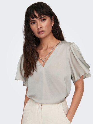 ONLY Blouse in Grijs: voorkant