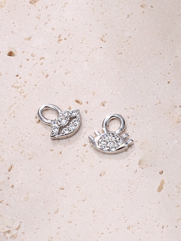 Hey Happiness - Pendientes 'Eyes and Lips' en plata