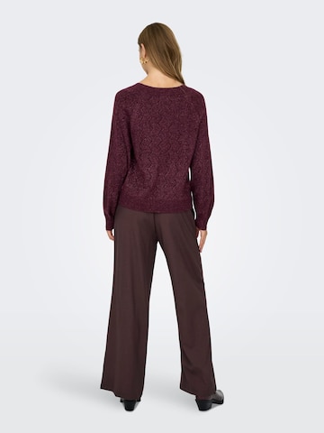 Jaqueline de Yong Sweater 'Aspen' in Red