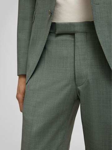 HECHTER PARIS Slim fit Pleated Pants in Green