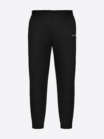 TATES Workout Pants in Black: front