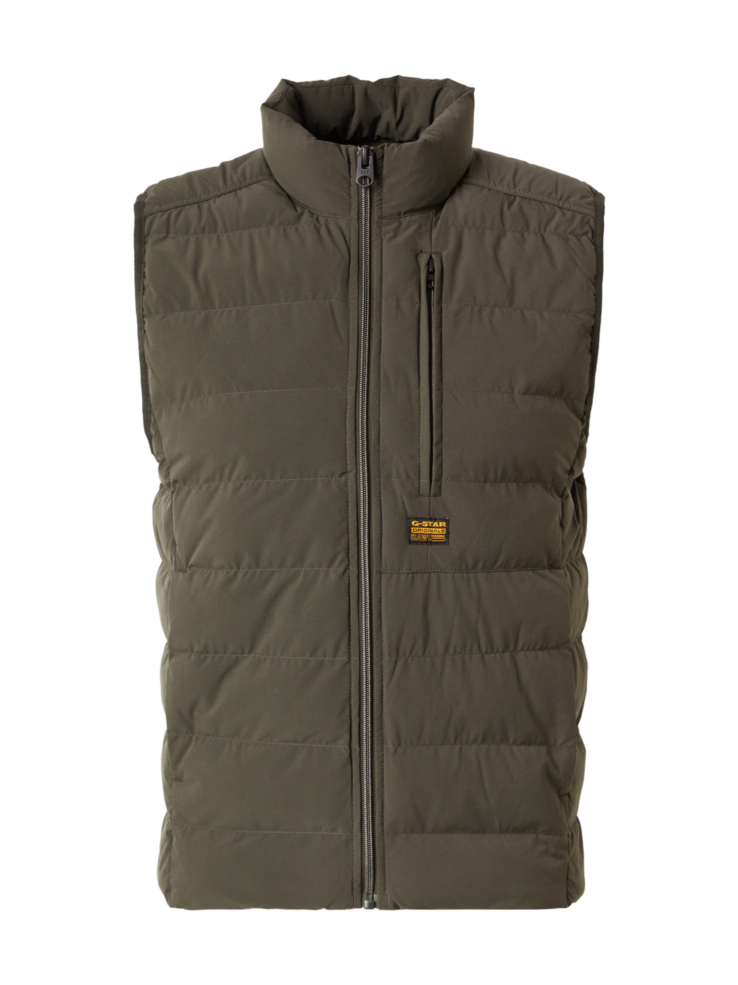 pelēks G-STAR Veste 'Foundation': no priekšpuses