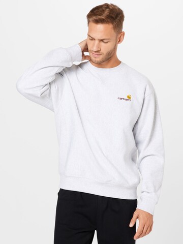 Carhartt WIP Mikina 'American Script' – bílá: přední strana