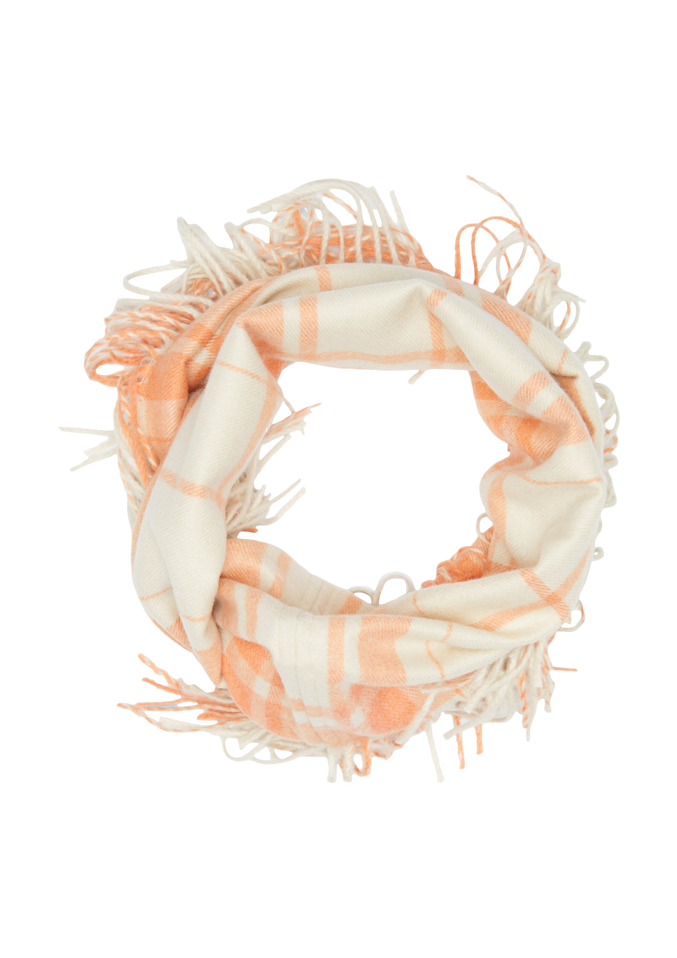 s.Oliver Schal in Beige: Vorderseite