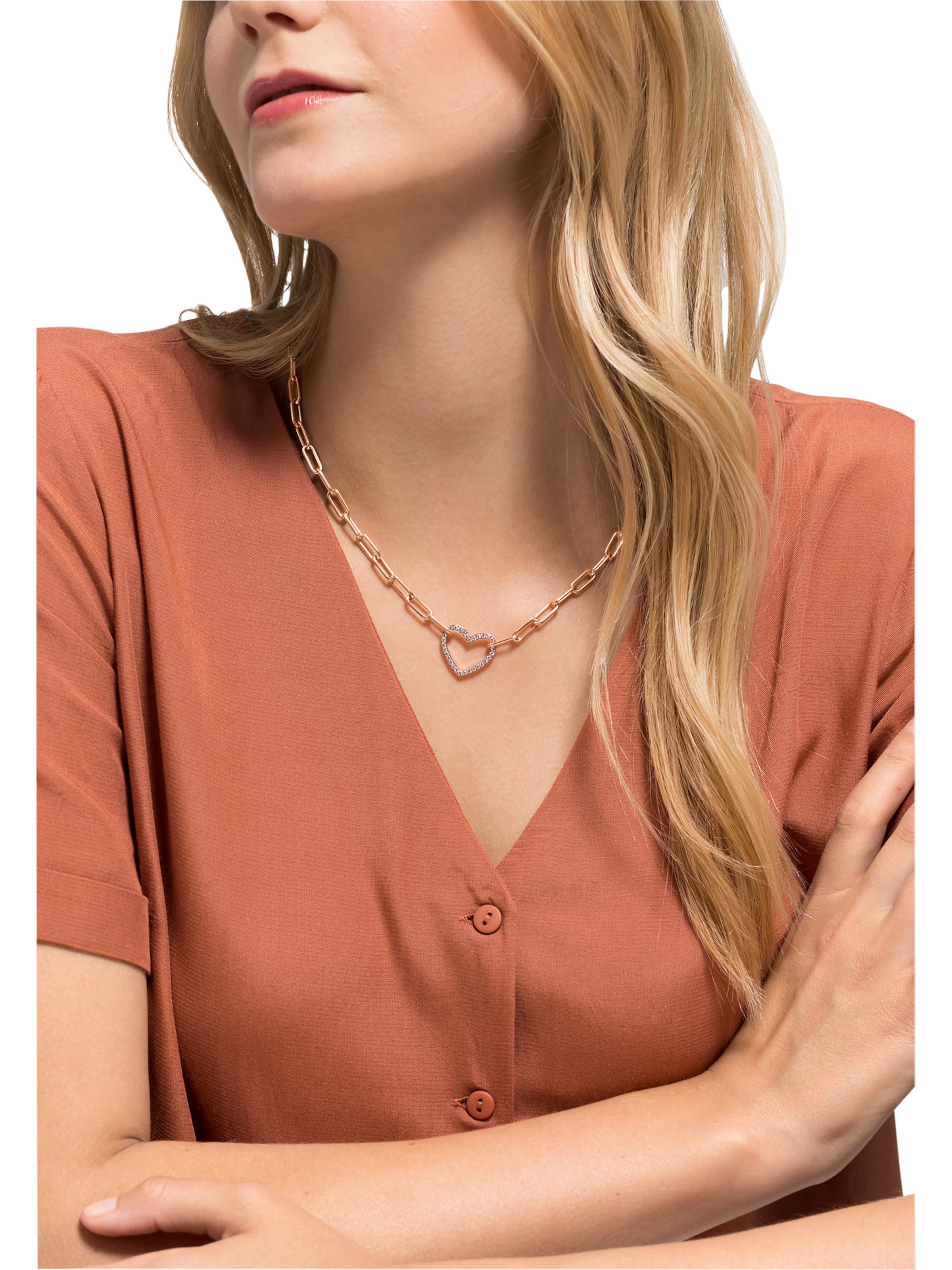 Guido Maria Kretschmer Jewellery Kette in Pink: Vorderseite