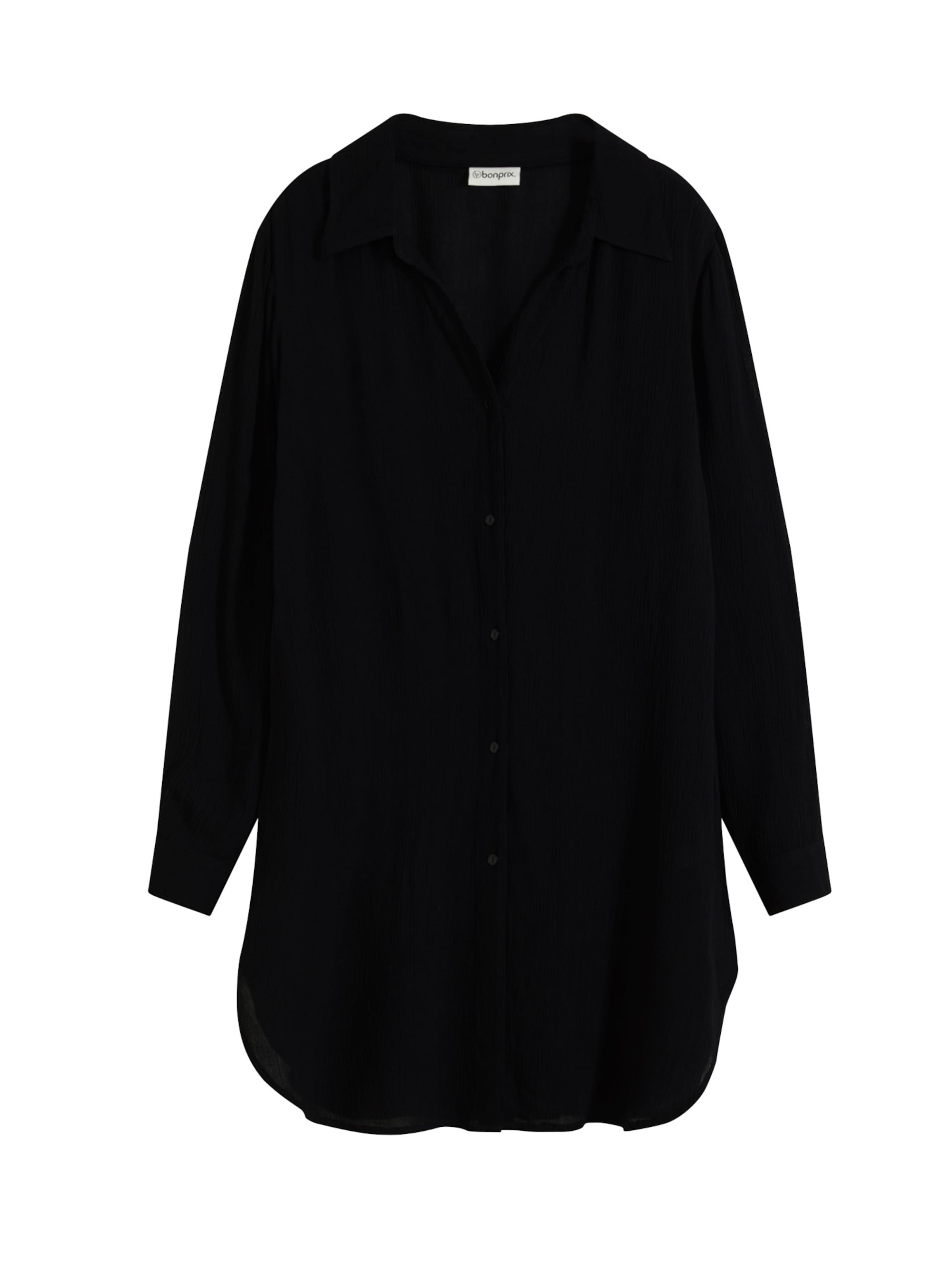 bonprix Blousejurk in Zwart: voorkant