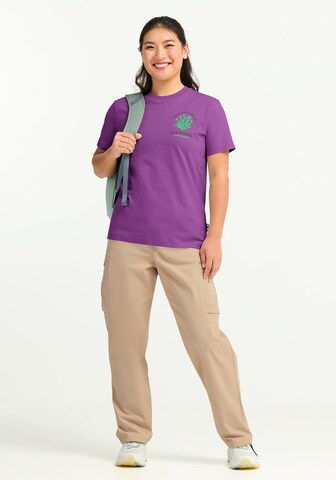 JACK WOLFSKIN Shirt in Purple