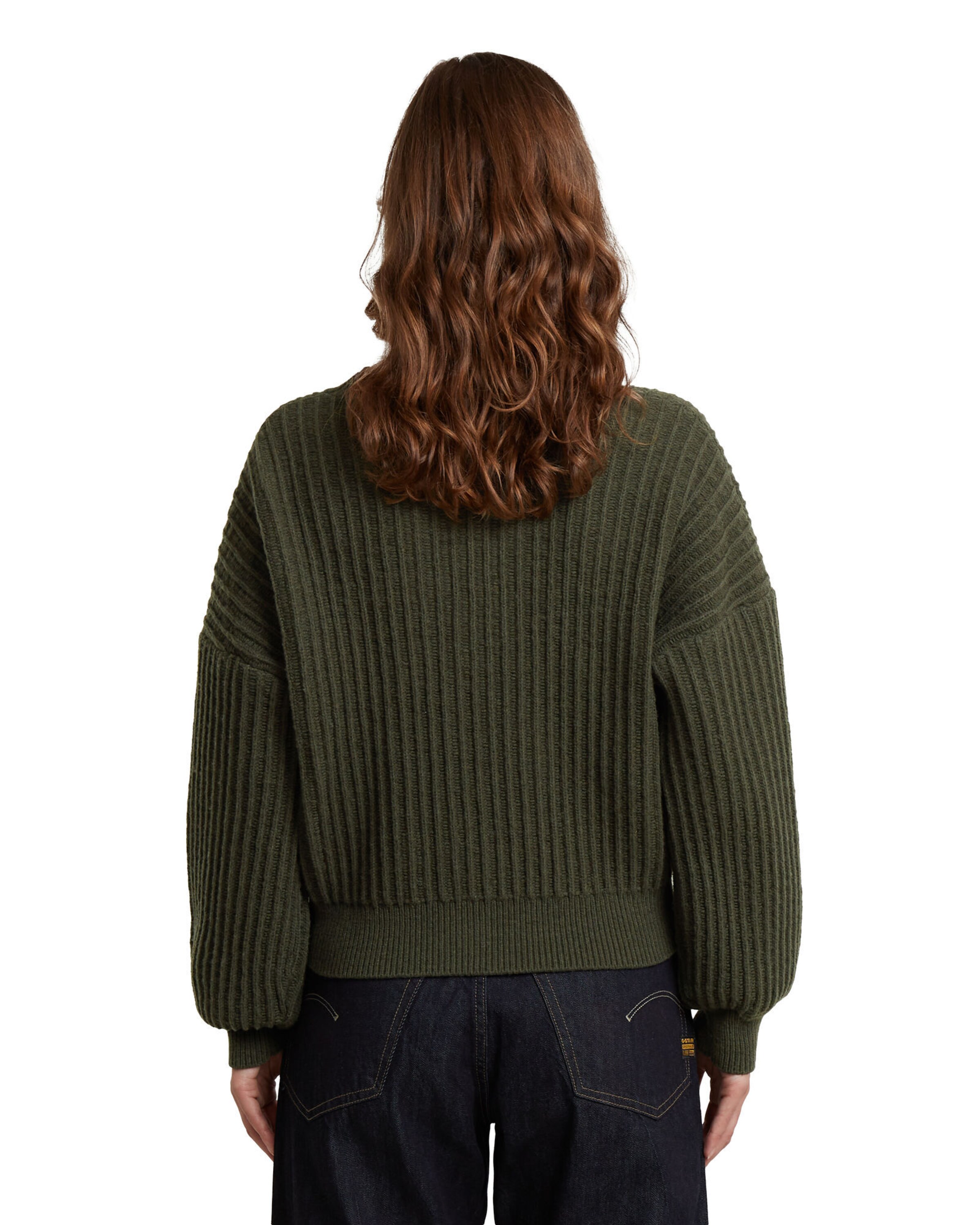 G-STAR Strickjacke 'Loose Cardigan' in Grün