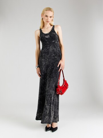 DIESEL - Vestido de festa 'AVENA' em preto: frente