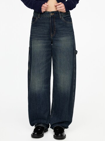 Loosefit Jeans di Pull&Bear in blu: frontale