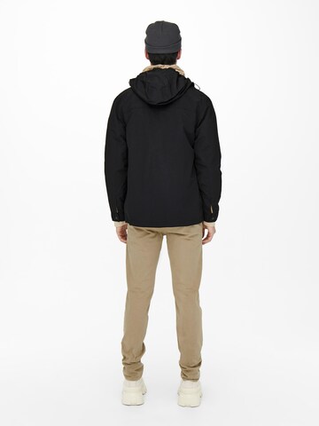 Only & Sons Winter Parka 'Noah' in Black