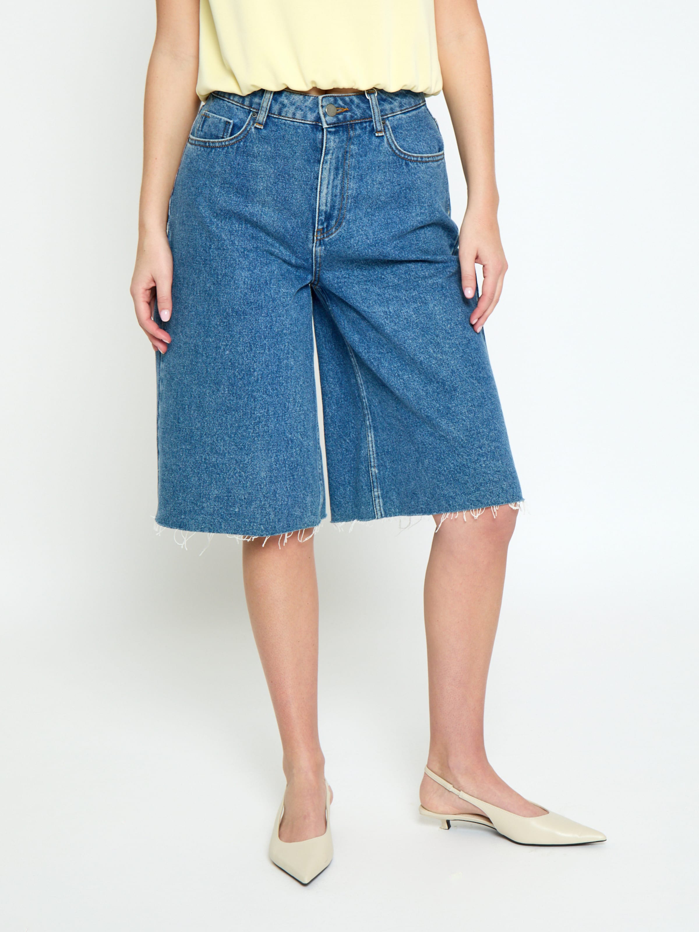 Regular Pantalon 'Kaddi' minus en bleu : devant