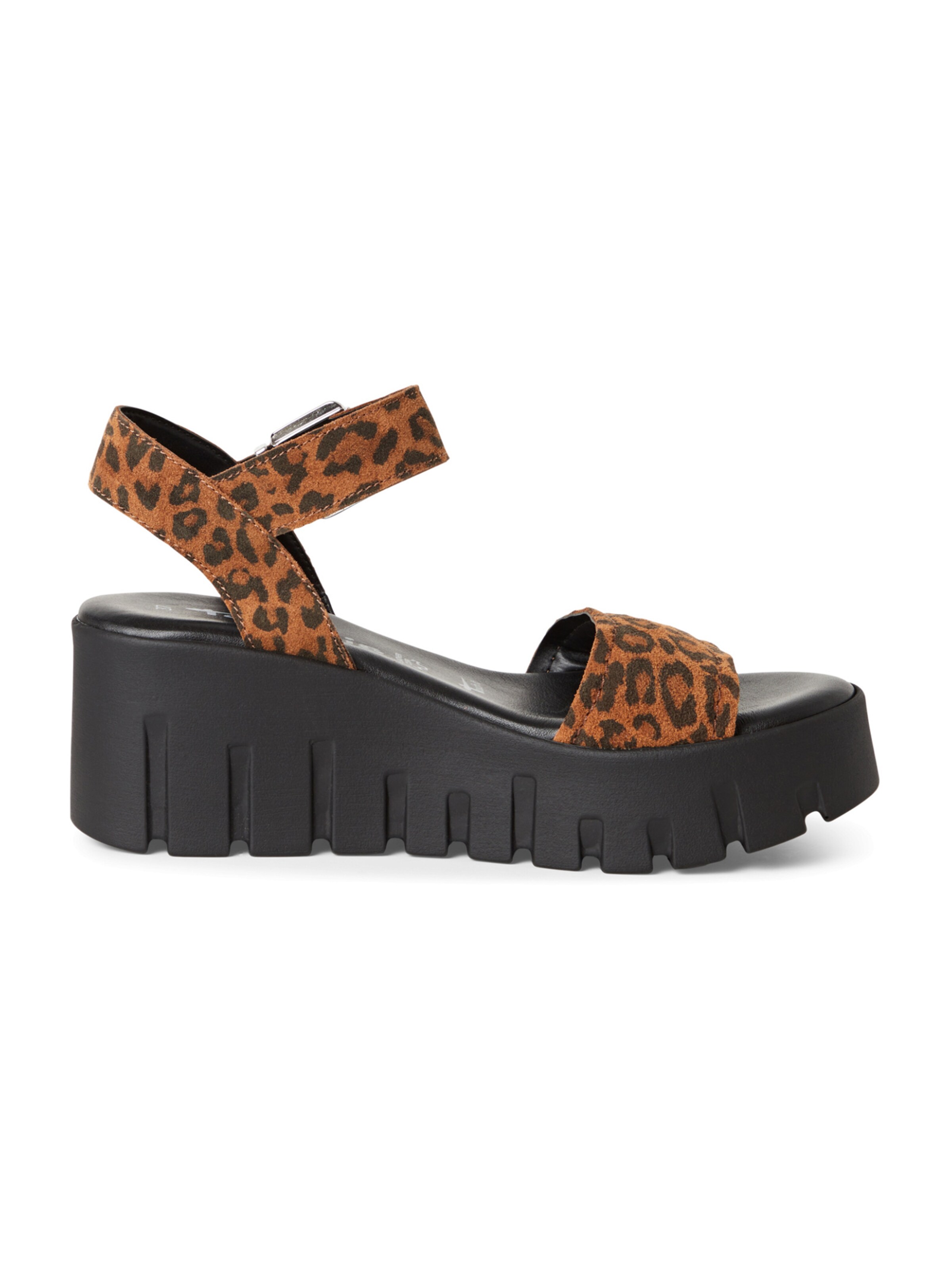 Tamaris Páskové sandály – hnědá